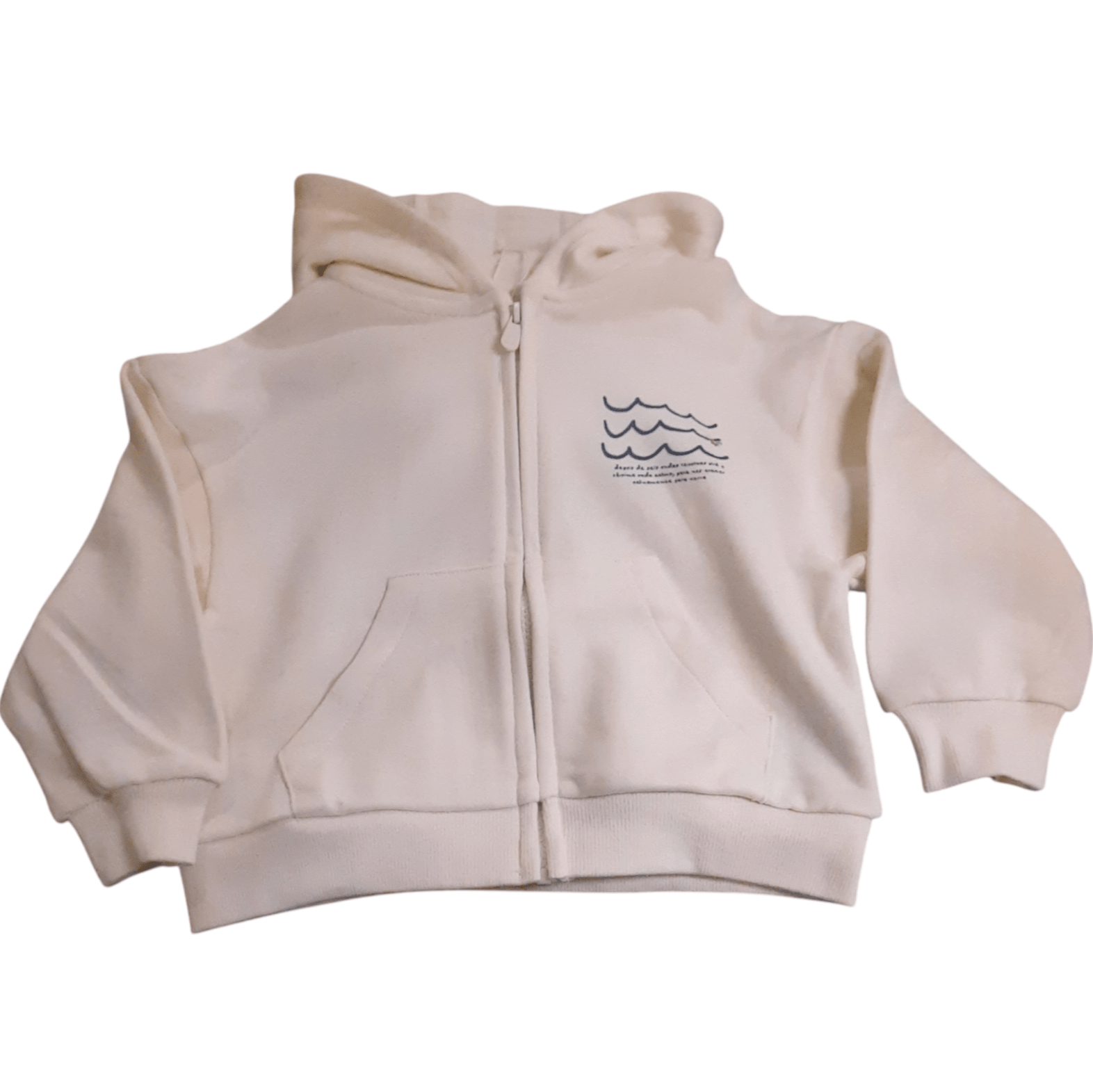 Sudadera con capucha y cremallera entretiempo ZY - Zippy - PetitGegant