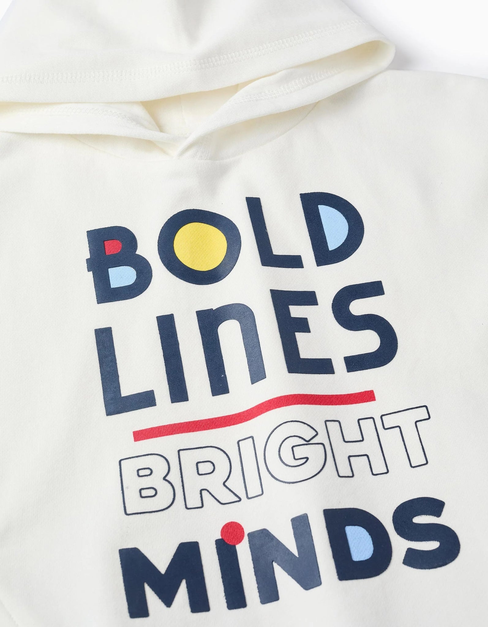 Sudadera de Algodón con Capucha para Niño 'Bold', Blanco ZY - Zippy - PetitGegant