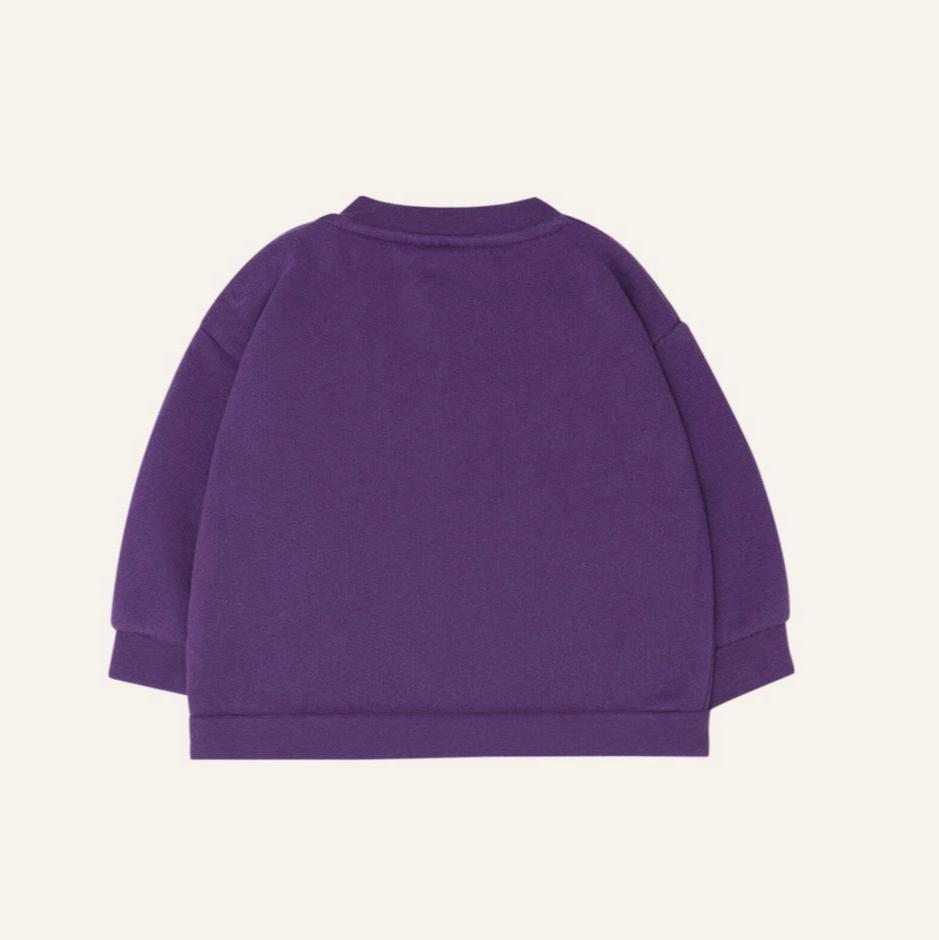 Sudadera perchada bebé Elephant Purple The Campamento - The Campamento - PetitGegant