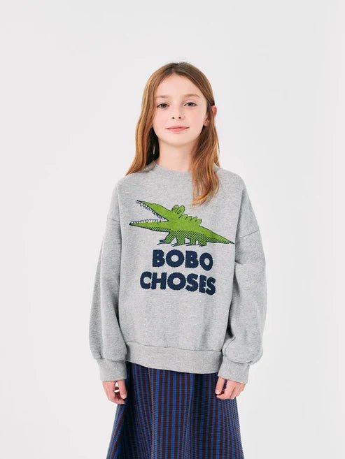 Sudadera Talking Crocodile Bobo Choses - Bobo Choses - PetitGegant