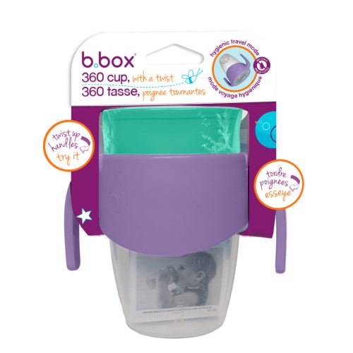 Taza 360 con cierre hermético B.Box - Lilac Pop - bbox - PetitGegant