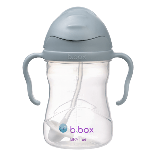 Taza con pajita flexible Ocean con pesa B.Box - bbox - PetitGegant