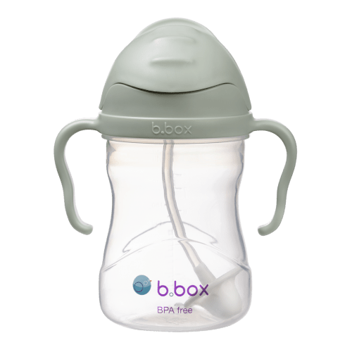 Taza con pajita flexible Sage con pesa B.Box - bbox - PetitGegant