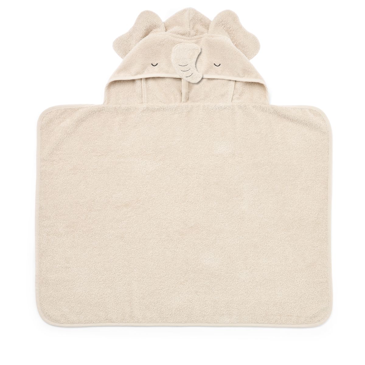 Toalla con capucha Vilas Elephant Sandy Liewood - Liewood - PetitGegant