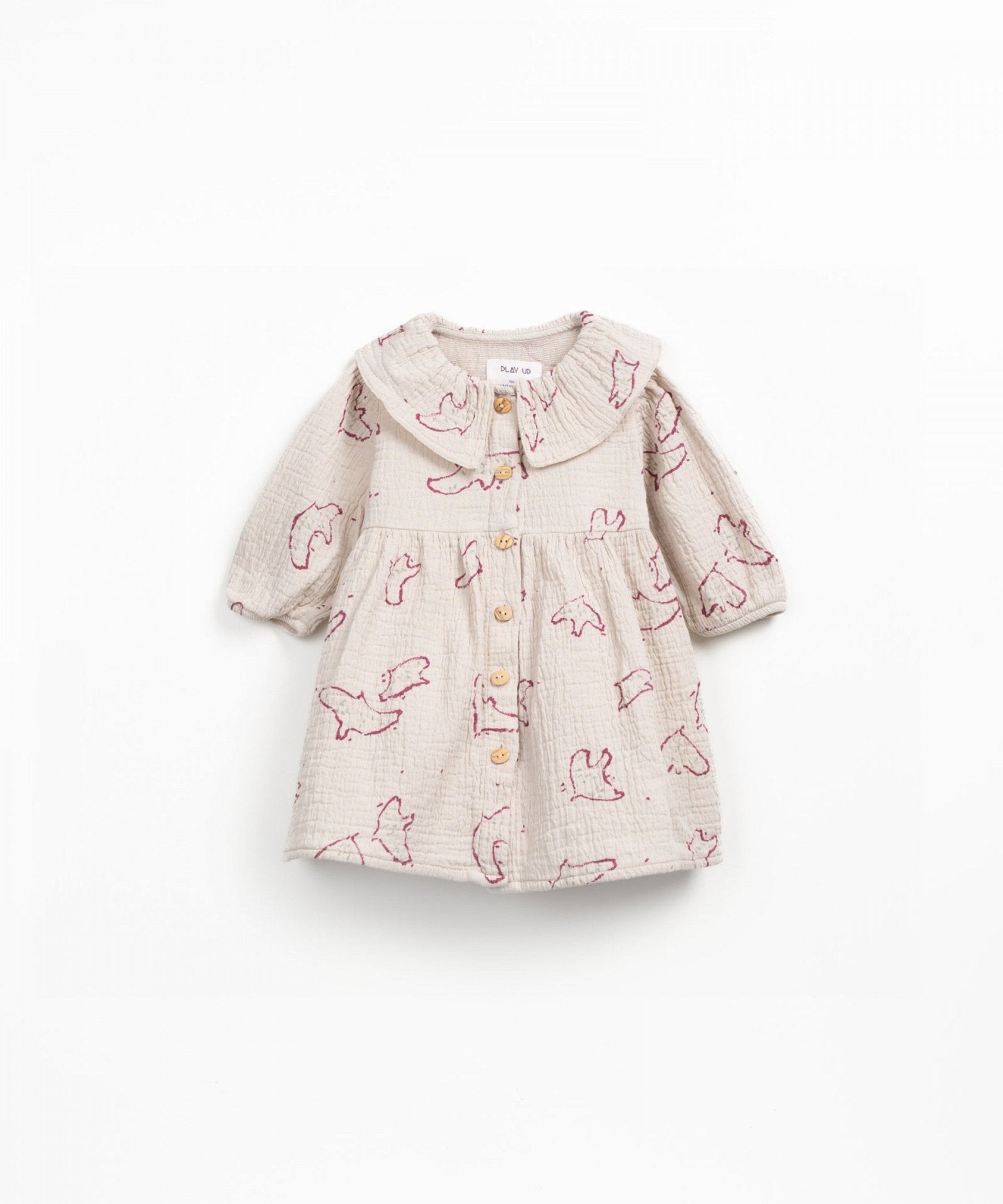 Vestido Algodón Estampado Tones Play Up - PlayUp - PetitGegant