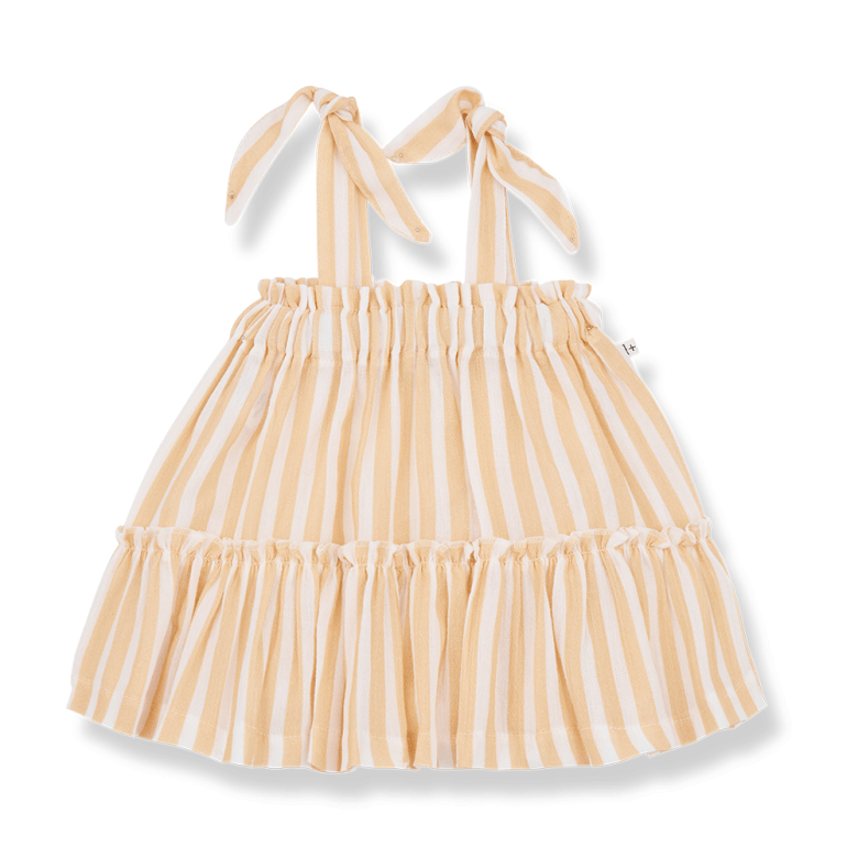 Vestido Bambula Araia Peach 1+in the family - 1+inthefamily - PetitGegant