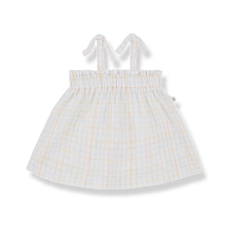 Vestido Bambula Dora Ecru 1+in the family - 1+inthefamily - PetitGegant