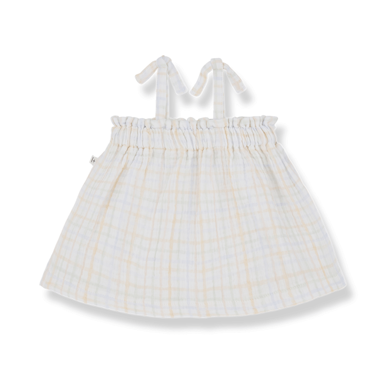 Vestido Bambula Dora Ecru 1+in the family - 1+inthefamily - PetitGegant