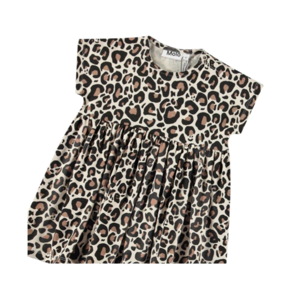 Vestido Bebé Channi Jaguar Sand Molo - molo - PetitGegant