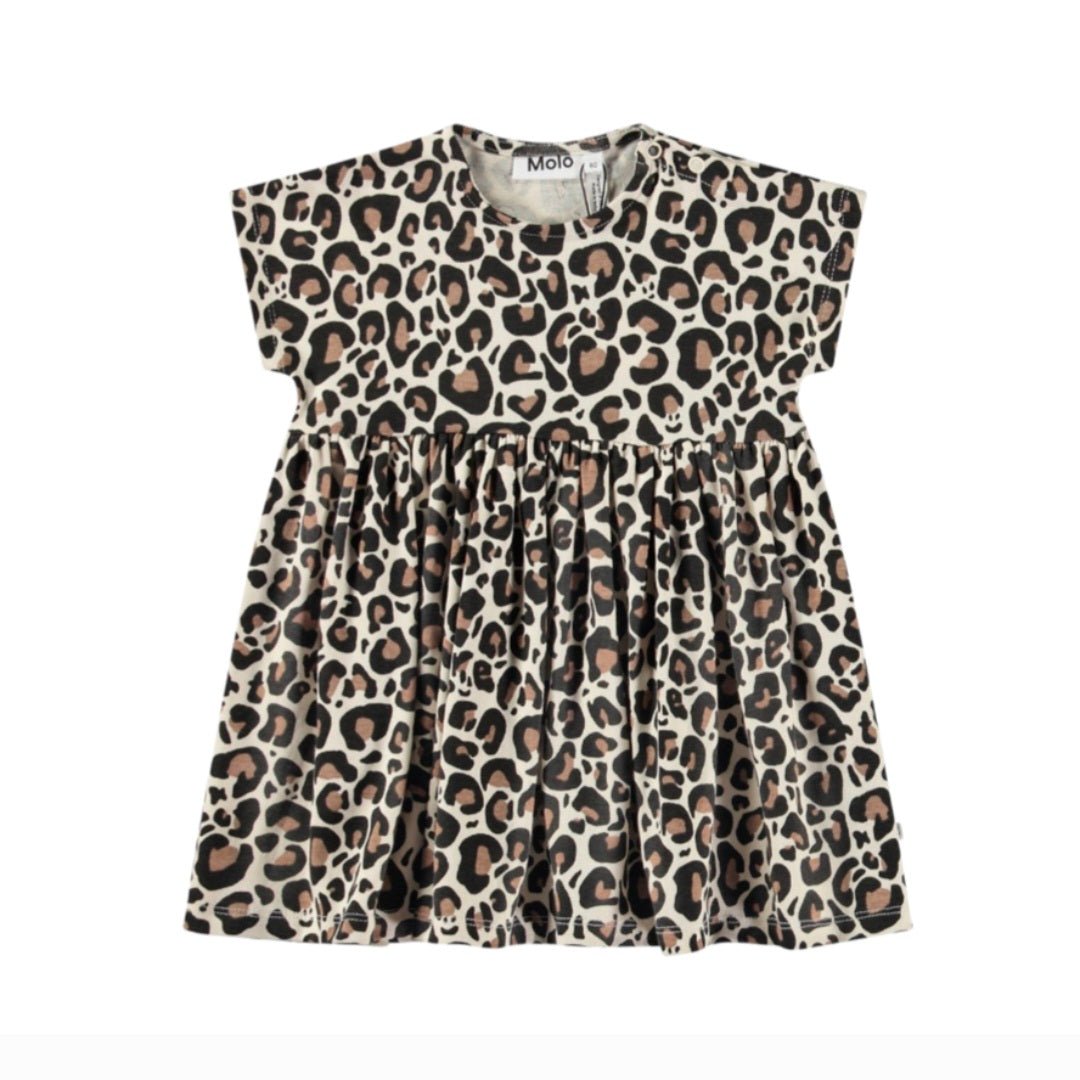 Vestido Bebé Channi Jaguar Sand Molo - molo - PetitGegant