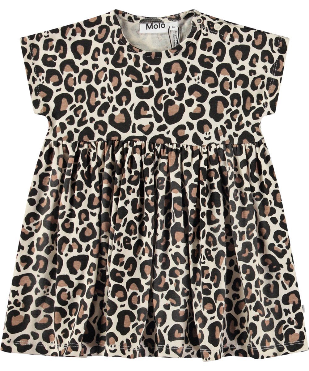 Vestido Bebé Channi Jaguar Sand Molo - molo - PetitGegant