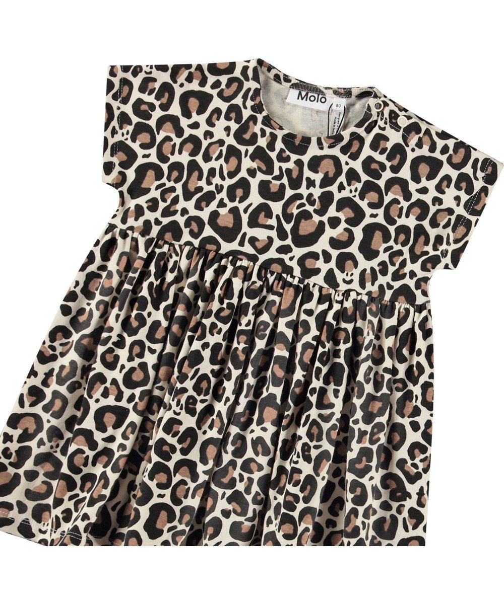 Vestido Bebé Channi Jaguar Sand Molo - molo - PetitGegant