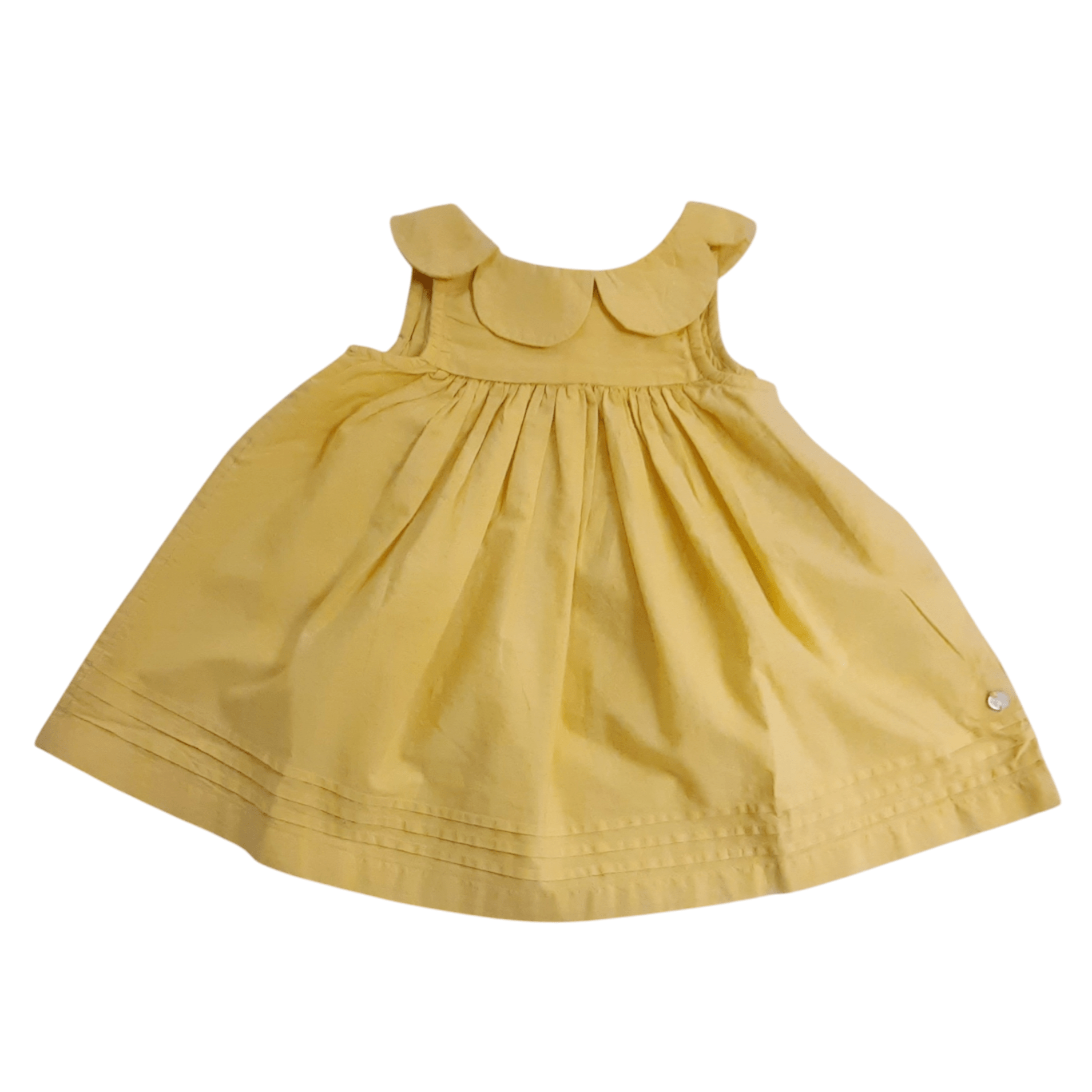 Vestido Bebé Popelina Amarillo Claro ZY - Zippy - PetitGegant