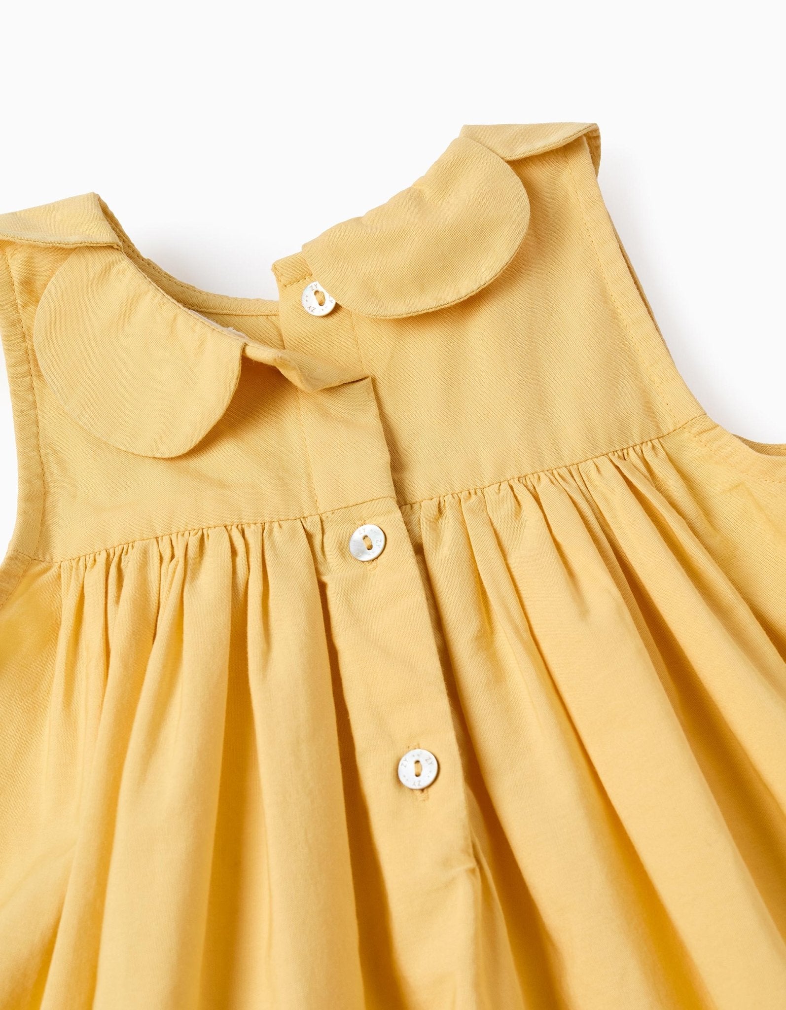 Vestido Bebé Popelina Amarillo Claro ZY - Zippy - PetitGegant