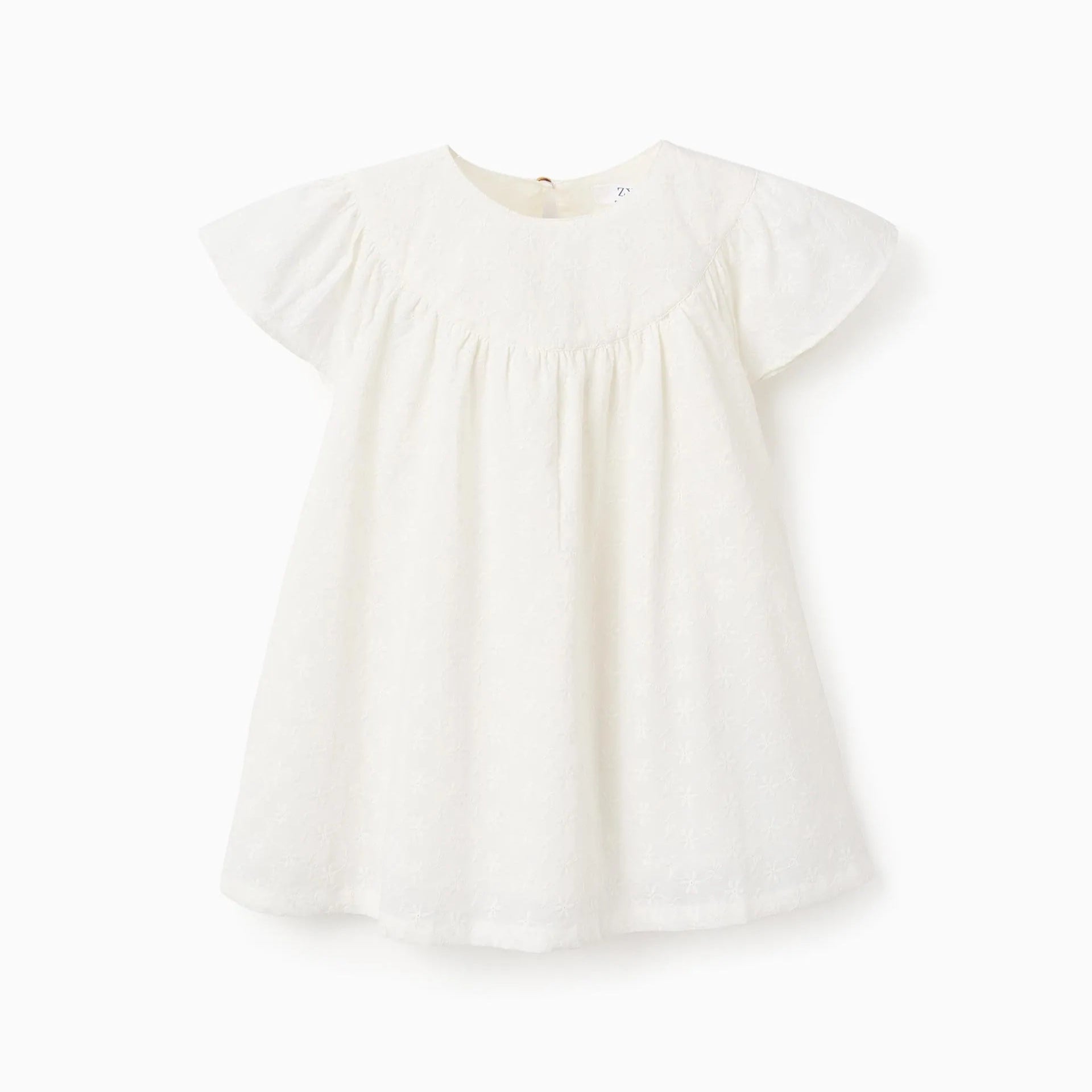 Vestido Bordado Blanco Bebé ZY - Zippy - PetitGegant