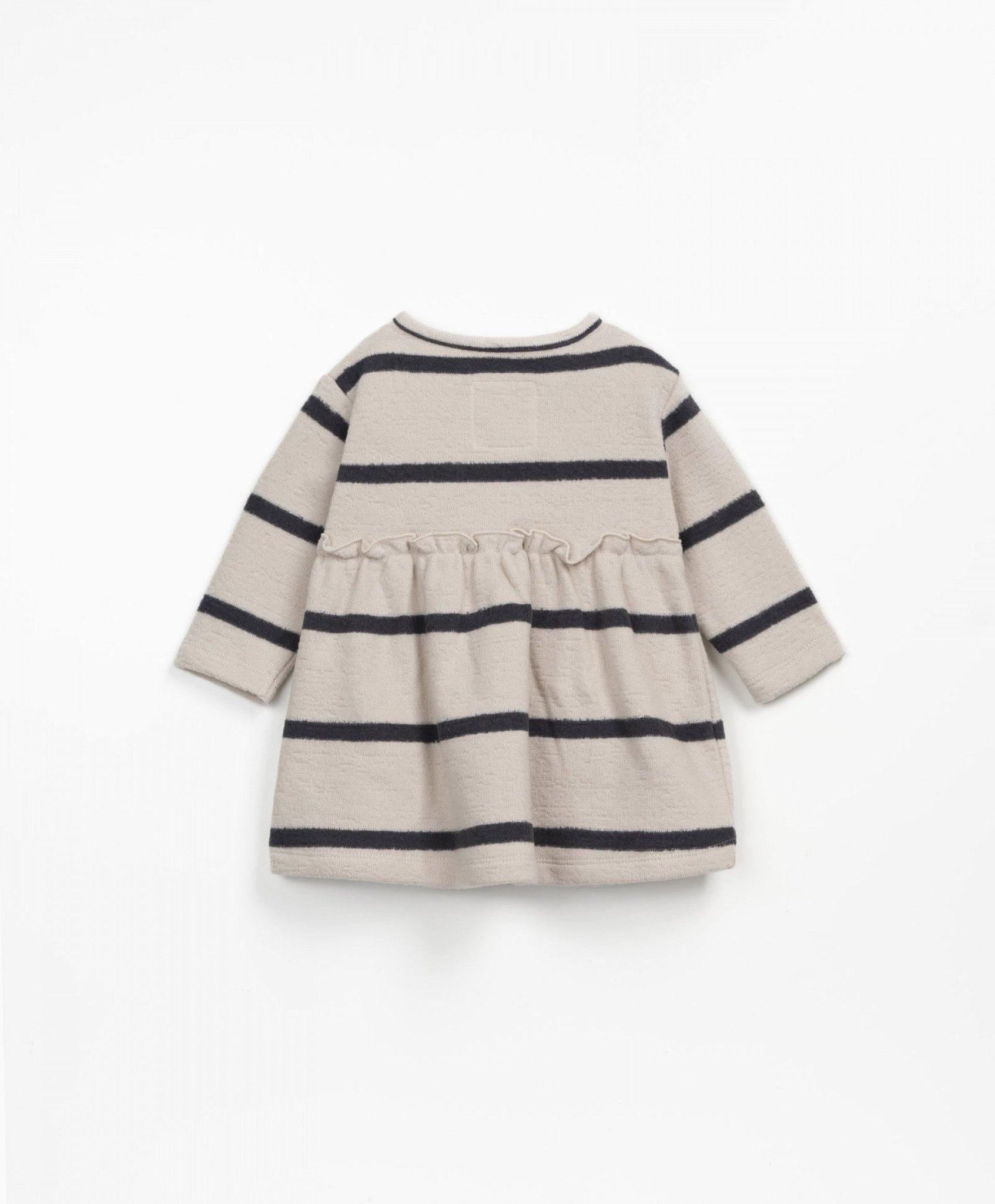 Vestido Jersey Rayas Antracita Play Up - PlayUp - PetitGegant