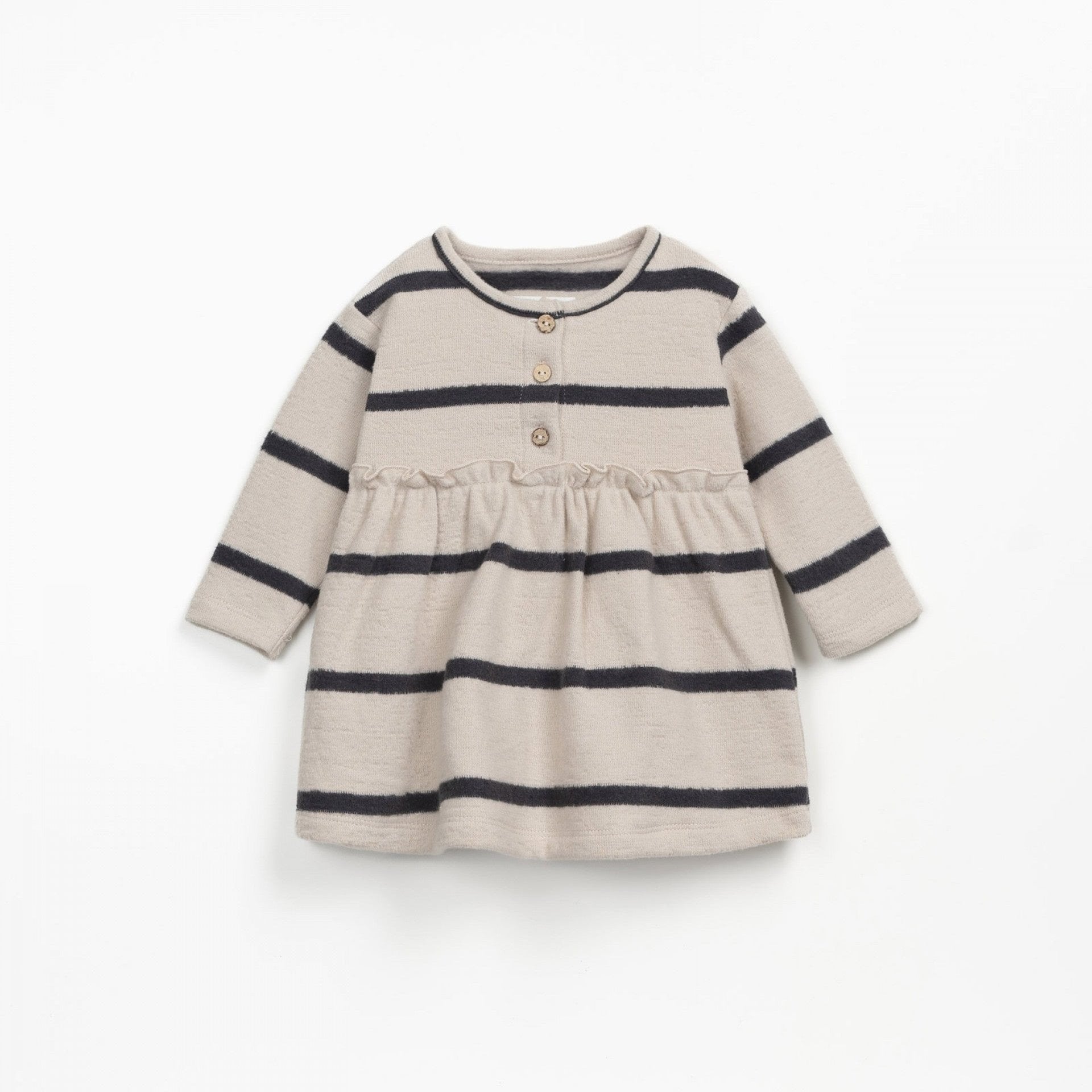 Vestido Jersey Rayas Antracita Play Up - PlayUp - PetitGegant