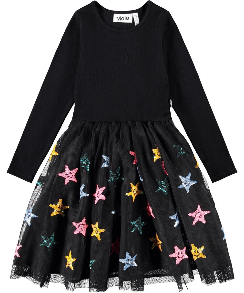 Vestido Tul Cyrus Black Molo - molo - PetitGegant