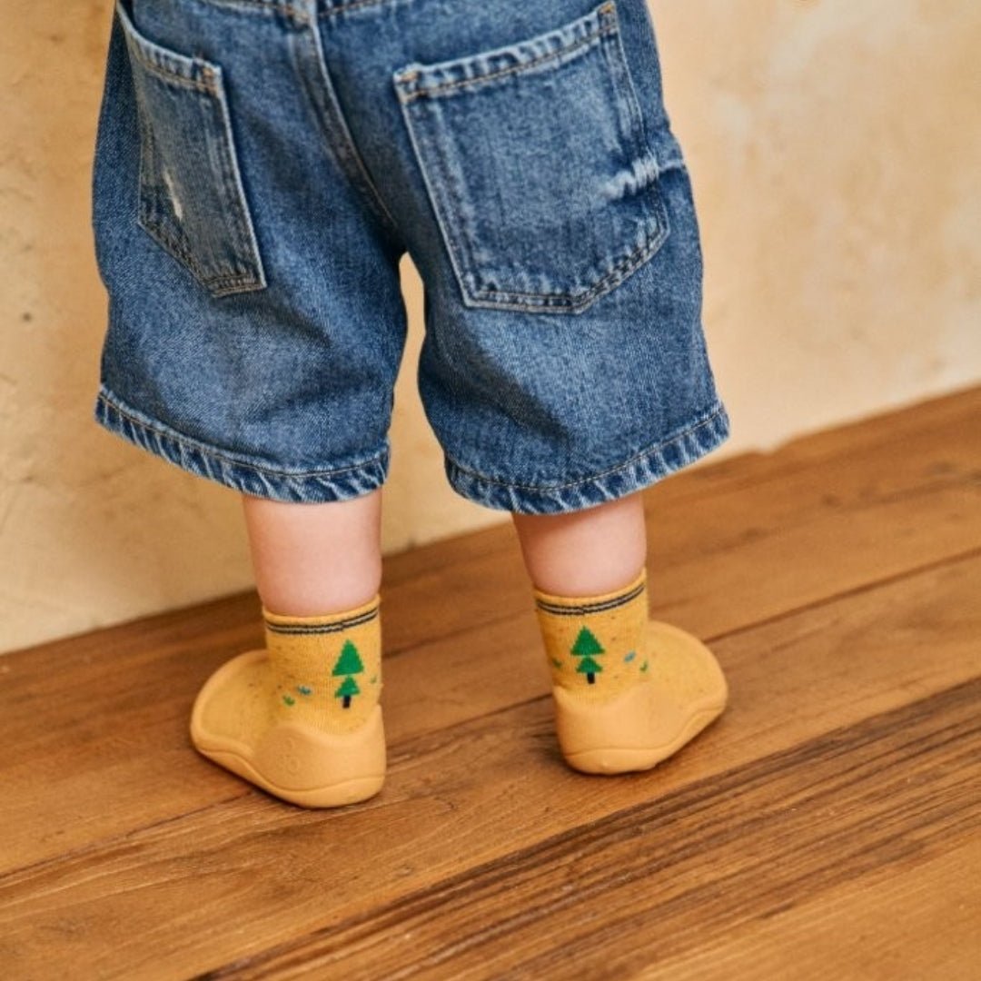 Zapatos suela blanda Bycicle Mustard Attipas - Attipas - PetitGegant