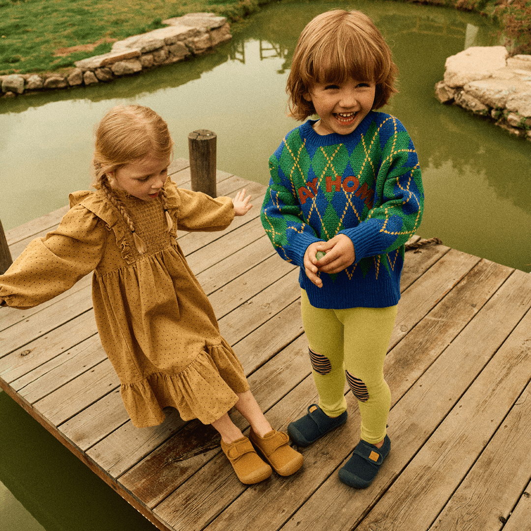 Zapatos suela blanda Skin Shoes Mustard Attipas - Attipas - PetitGegant