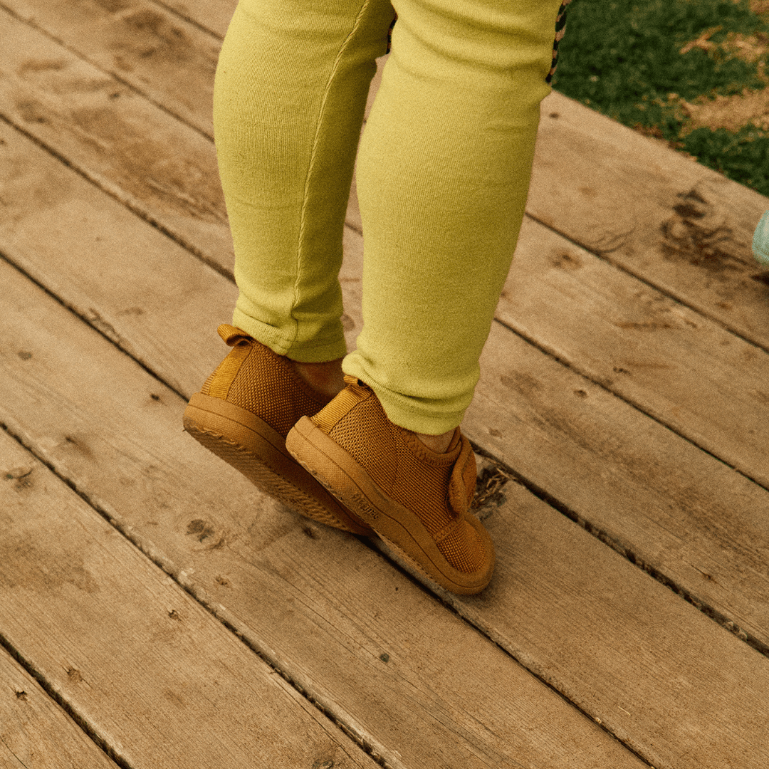 Zapatos suela blanda Skin Shoes Mustard Attipas - Attipas - PetitGegant