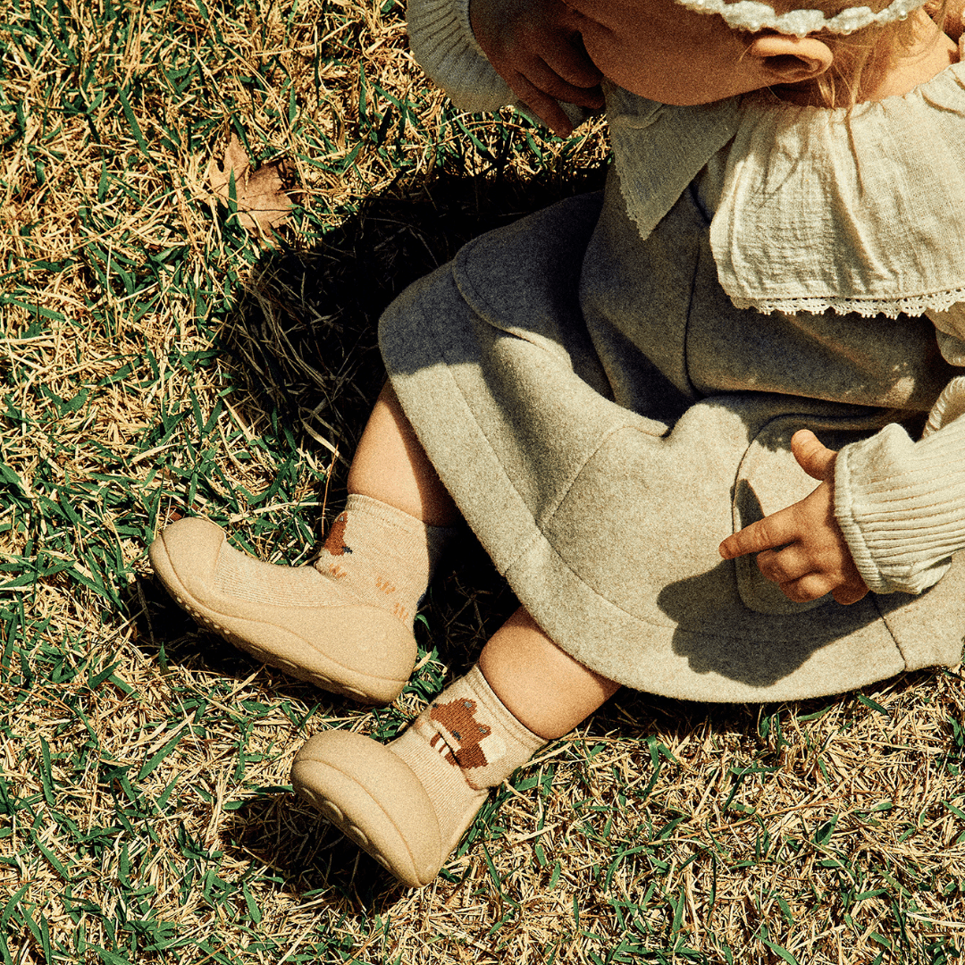 Zapatos suela blanda Woodland Beige Fox Attipas - Attipas - PetitGegant