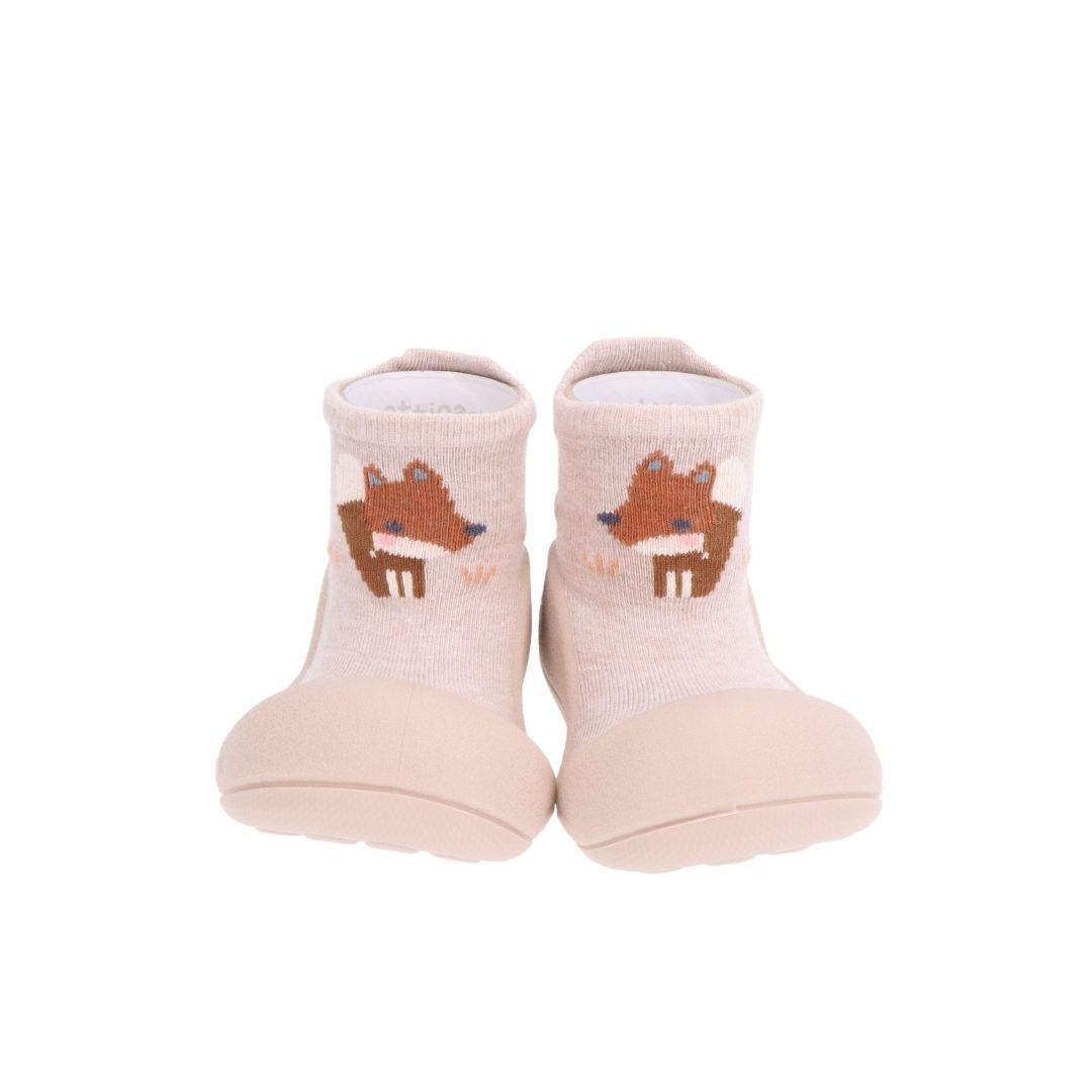 Zapatos suela blanda Woodland Beige Fox Attipas - Attipas - PetitGegant