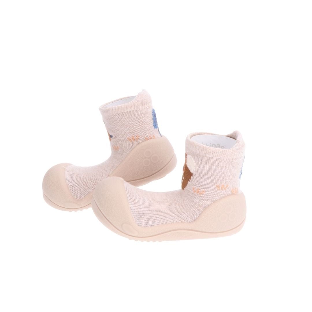 Zapatos suela blanda Woodland Beige Fox Attipas - Attipas - PetitGegant