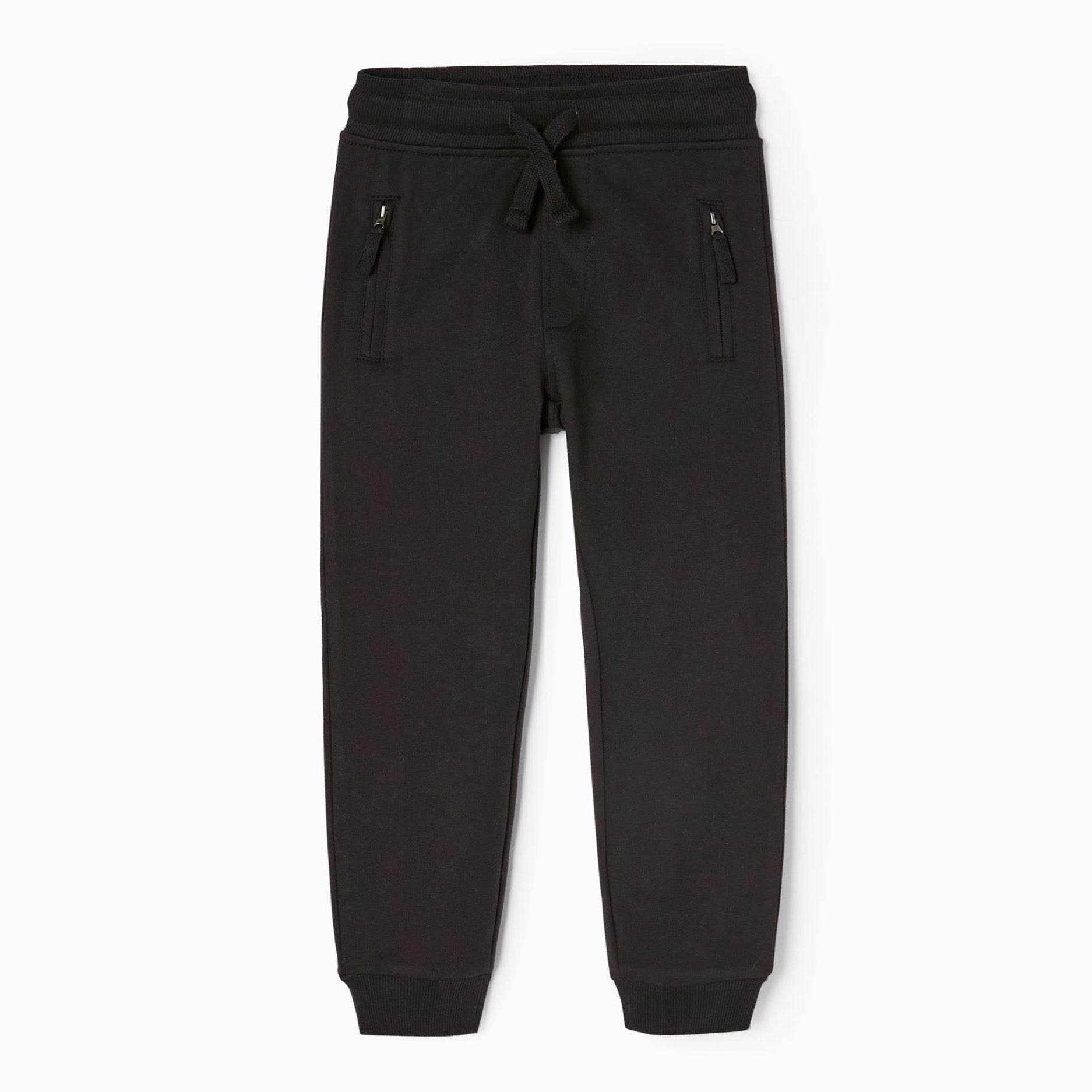 Pantalón Chándal Negro con Bolsillos ZY - PetitGegant