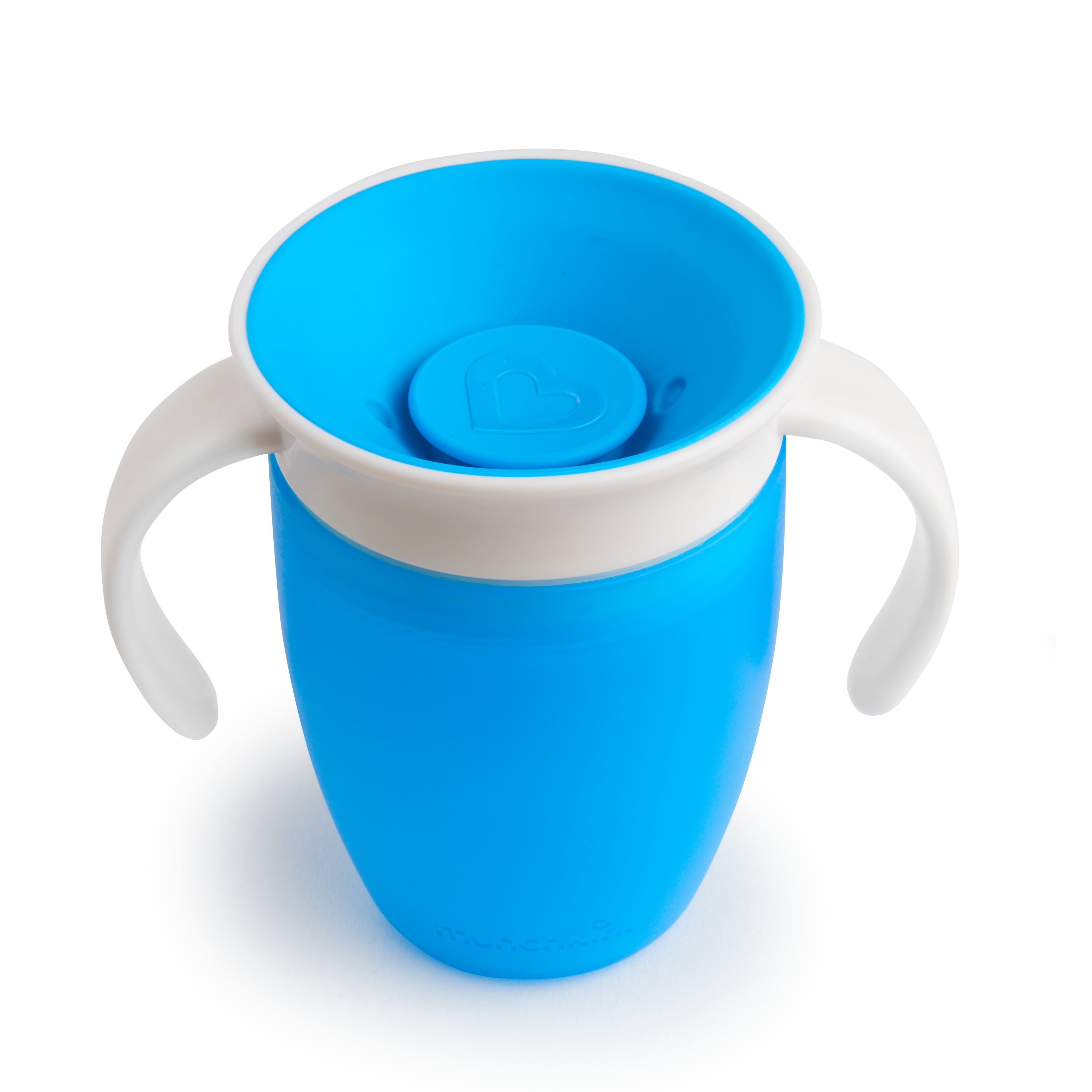 Taza antigoteo Miracle 360º azul con tapa Munchkin - PetitGegant