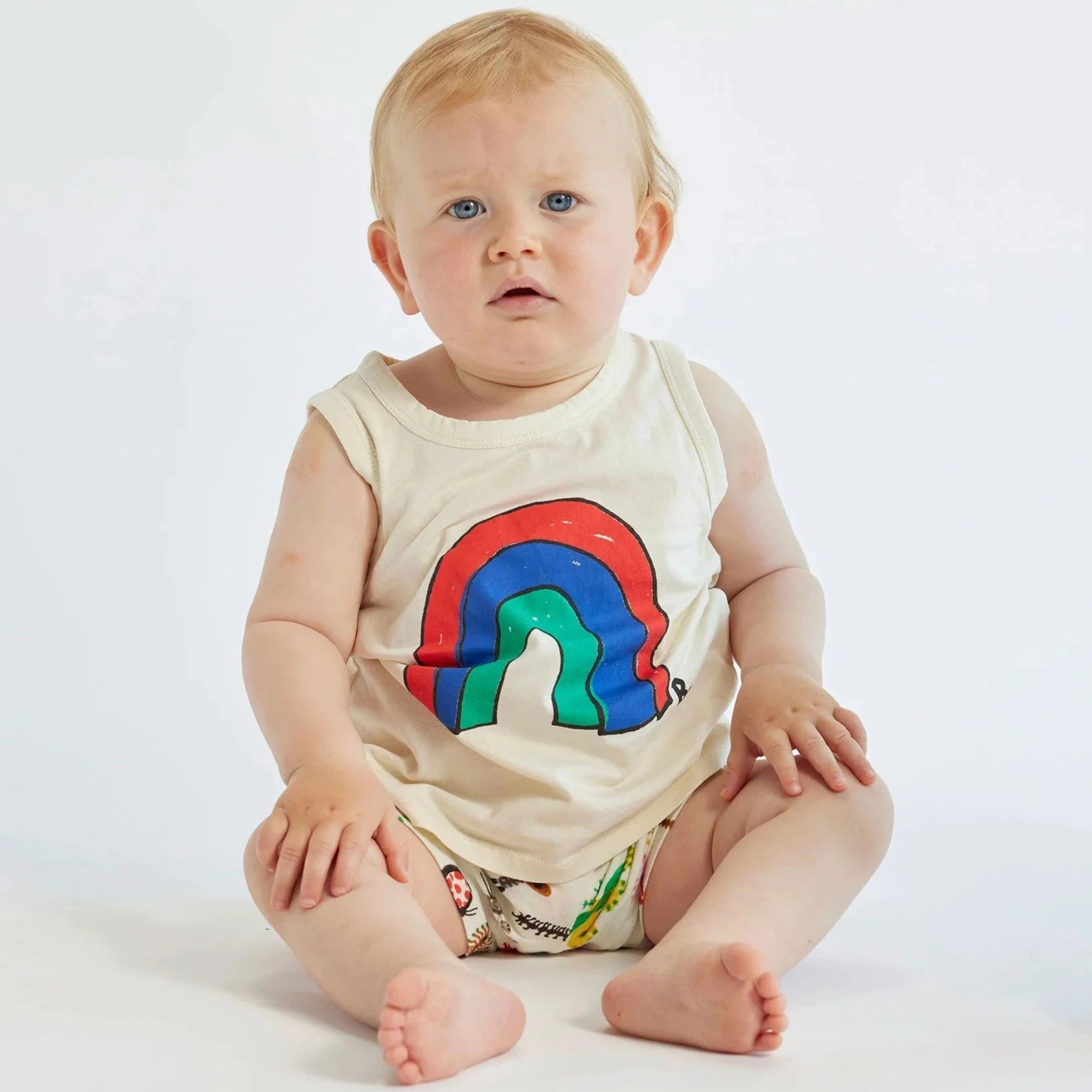 Camiseta de tirantes bebé Arcoiris Bobo Choses-Bobo Choses-PetitGegant