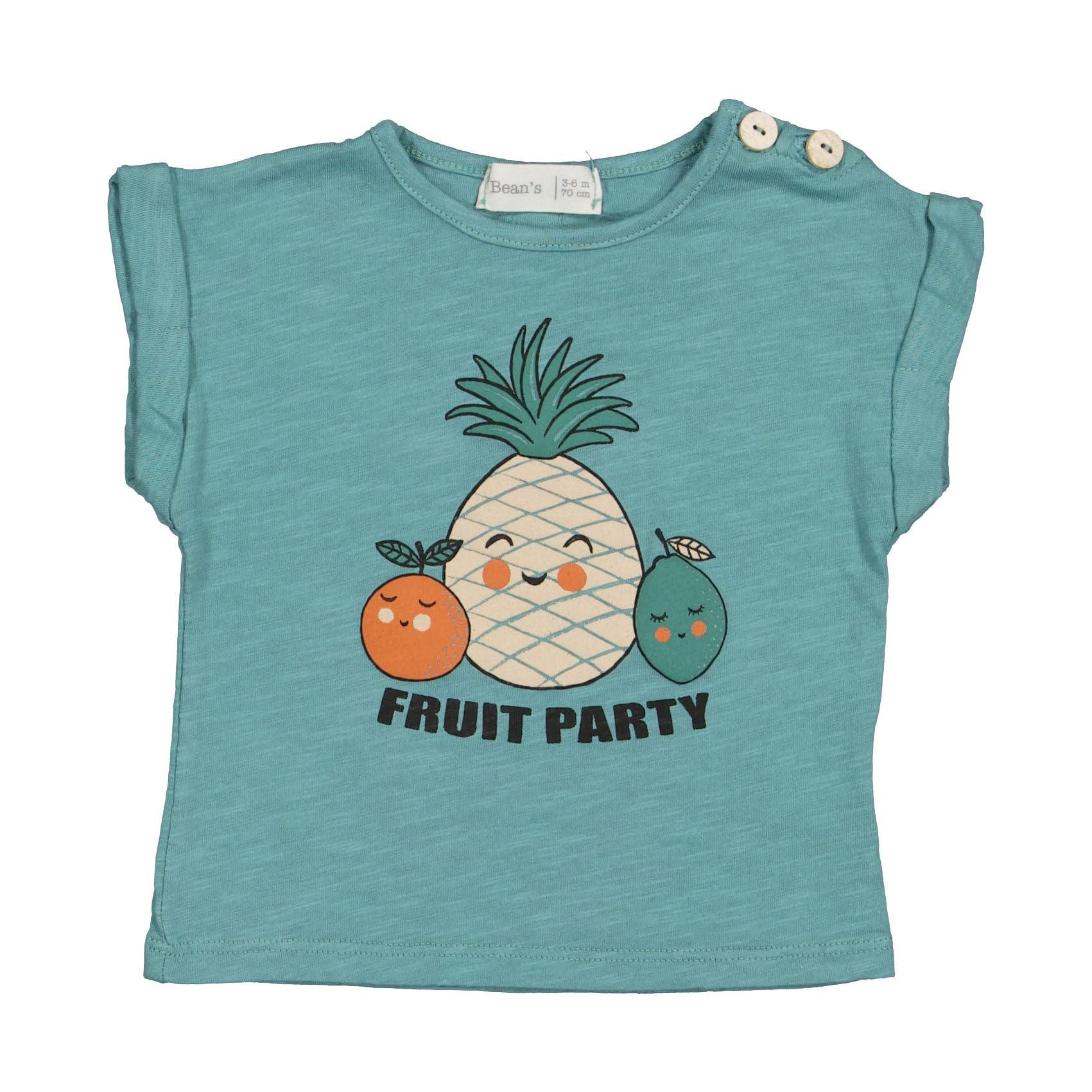 Camiseta MC Banana Fruit Party Seagreen Bean’s-bean's-PetitGegant