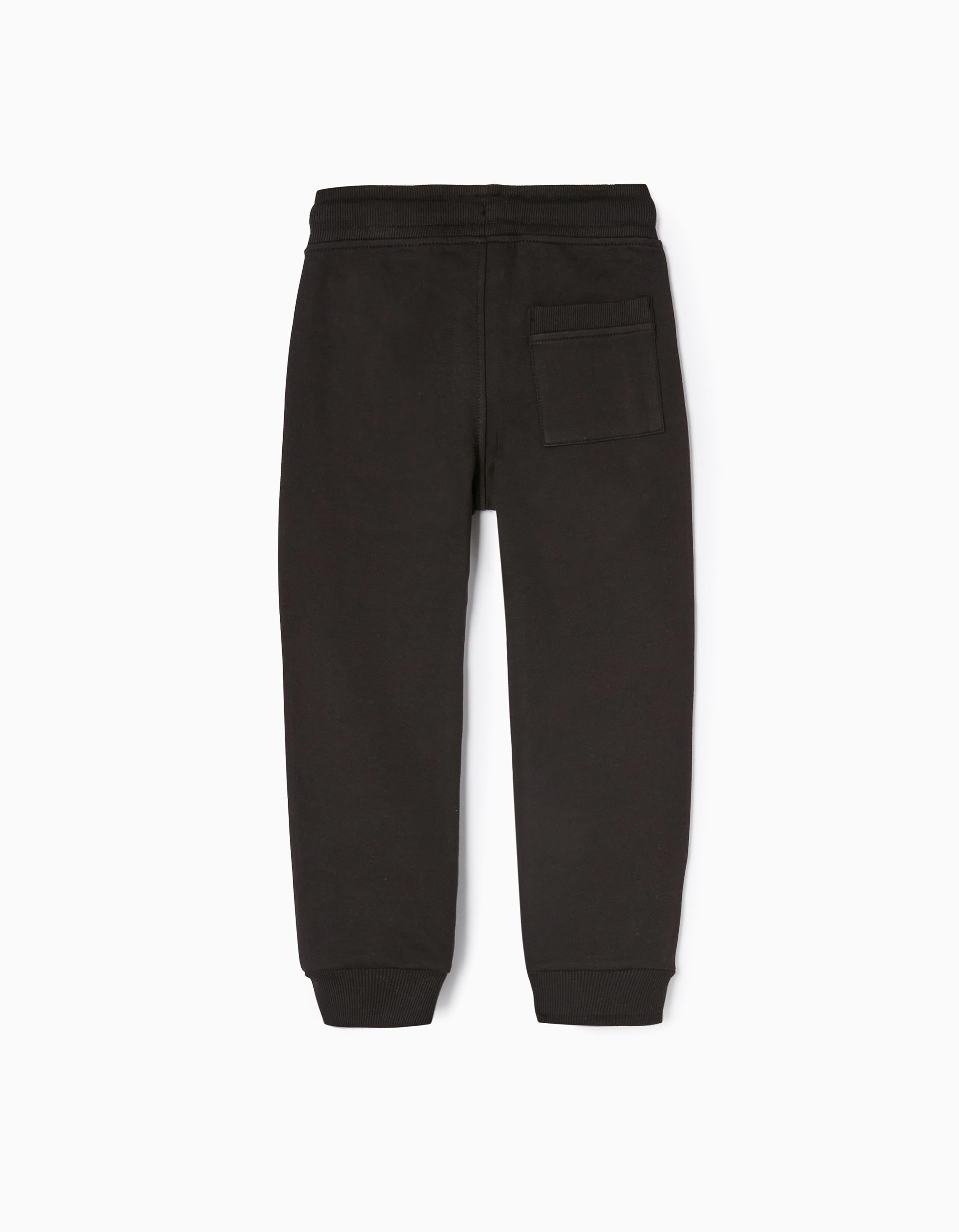 Pantalón Chándal Negro con Bolsillos ZY - PetitGegant