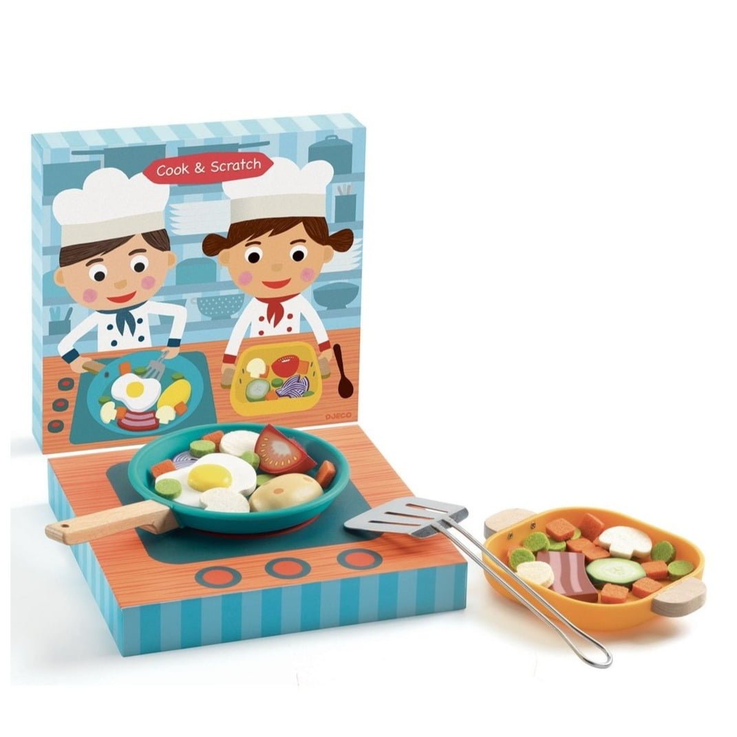 Juego de cocina Cook & Scratch Djeco-Djeco-PetitGegant