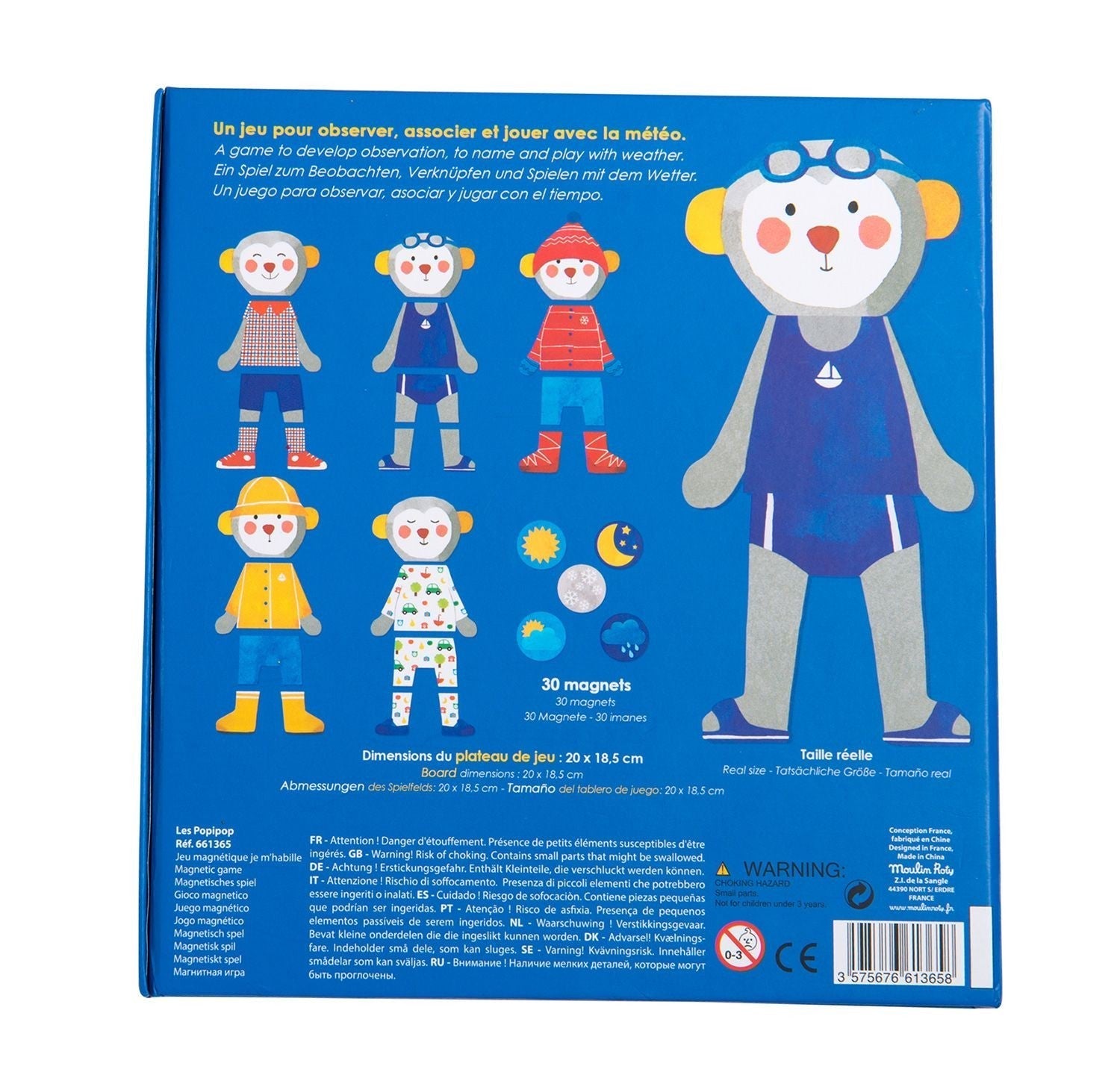 Juego magnético Me Visto Moulin Roty - Moulin Roty - PetitGegant