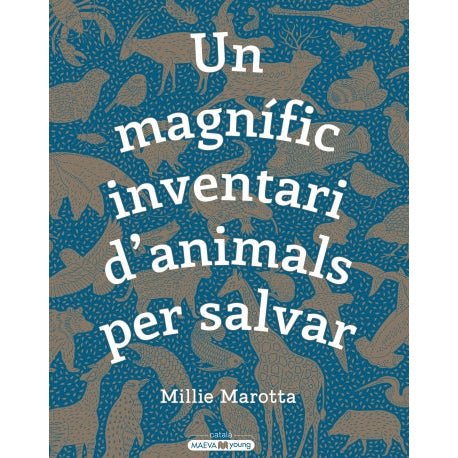 Libro "Un magnífic inventari d'animals per salvar” en catalán-Maeva-PetitGegant
