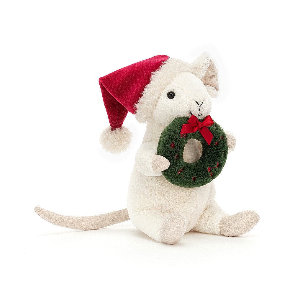 Merry Mouse Wreath Jellycat-Jellycat-PetitGegant
