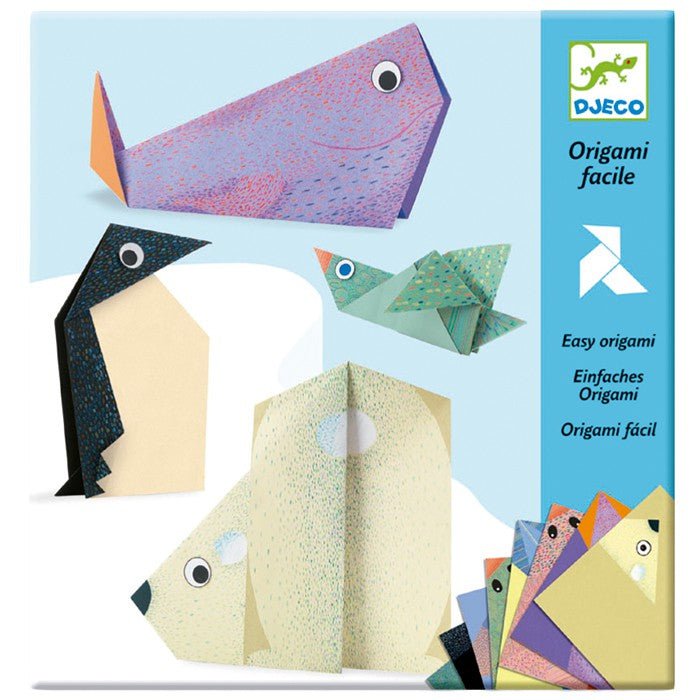 Papiroflexia origami "Animales Polares" Djeco-Djeco-PetitGegant