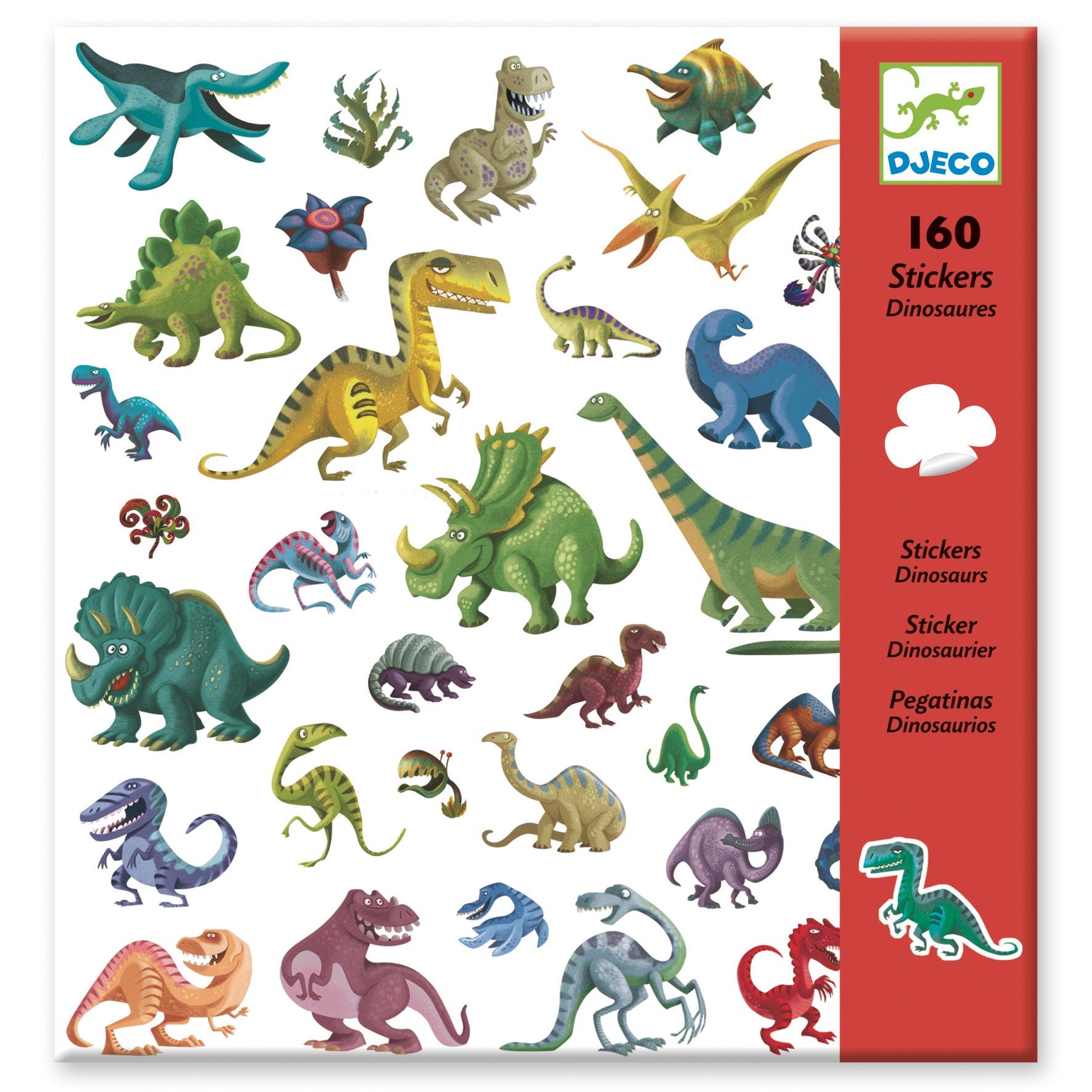 Set pegatinas dinosaurios Djeco-Djeco-PetitGegant