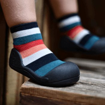 Zapatos suela blanda Rainbow Black Attipas-Attipas-PetitGegant